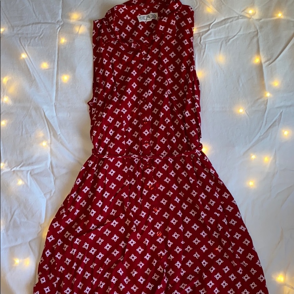 Red dress